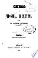 Curso de filosofía elemental