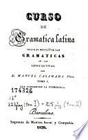 Curso de gramatica latina