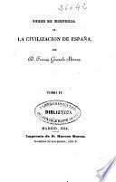 Curso de historia de la civilización de España: (1844. 291, [2] p.)
