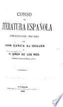 Curso de literatura española