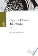 Curso Filosofía del derecho Tomo I