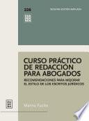 Curso práctico de redacción para abogados