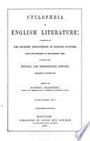 Cyclopœdia of English Literature