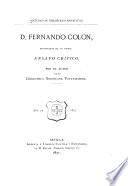 D. Fernando Colon, historiador de su padre