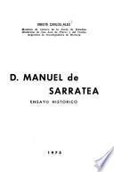 D. Manuel de Sarratea