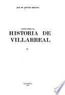 Datos para la historia de Villarreal