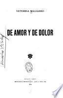 De amor y de dolor