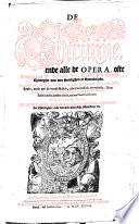 De chirurgie, ende alle de opera, ofte wercken van Mr. Ambrosius Paré ...