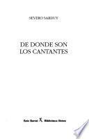 De donde son los cantantes