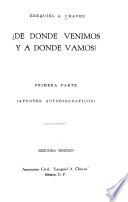 ¿De donde venimos y a donde vamos?