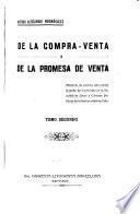 De la compra-venta i de la promesa de venta