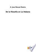 De la filosofía en La Habana