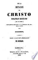 De la Imitación de Christo