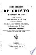 De la imitación de Cristo y menosprecio del mundo