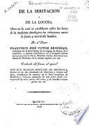 De la irritacion y de la locura