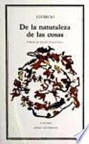 De la naturaleza de las cosas