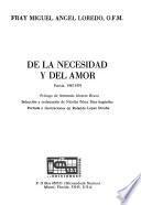 De la necesidad y del amor