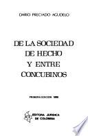 De la sociedad de hecho y entre concubinos