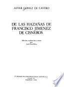De las hazañas de Francisco Jiménez de Cisneros