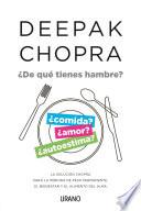 ¿De qué tienes hambre?