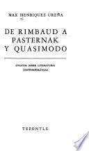 De Rimbaud a Pasternak y Quasimodo