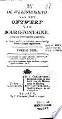 De wezenlykheyd van het ontwerp van Bourg-Fontaine, door de uitvoering betoond, of de grondige kennis van de opkomst en voortgang des Jansenistendoms