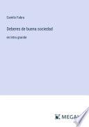 Deberes de buena sociedad