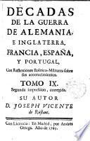 Décadas de la Guerra de Alemania e Inglaterra, Francia, España y Portugal