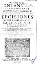 Decisiones sacri regii Cathaloniae