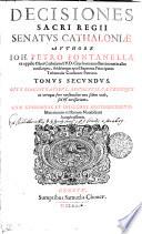 DECISIONES SACRI REGII SENATVS CATHALONIAE