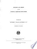 Decisions and Orders of the National Labor Relations Board