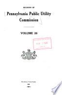 Decisions of the Public Utility Commission of the Commonwealth of Pennsylvania