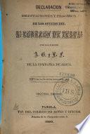 Declaracion meditaciones y practica de los oficios del S. Corazon de Jesus