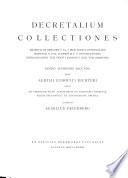 Decretalium collectiones