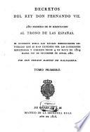 Decretos de la Reina Nuestra Señora Doña Isabel II