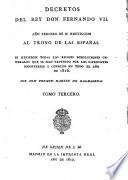 Decretos de la Reina Nuestra Señora Doña Isabel II