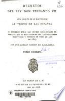 Decretos del rey don Fernando VII