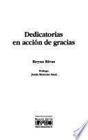 Dedicatorias en acción de gracias