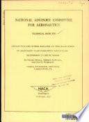 Deflection and Stress Analysis of Thin Solid Wings of Arbitrary Plan Form with Particular Reference to Delta Wings