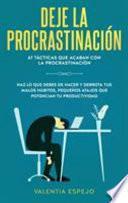 DEJE LA PROCRASTINACIÓN