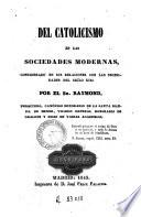 Del catolicismo en las sociedades modernas