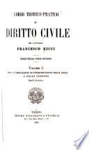 Della pubblicazione ed interpretazione delle leggi e delle persone. Parta Prima
