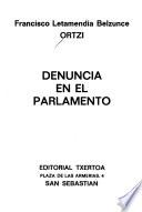 Denuncia en el parlamento