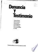 Denuncia y testimonio