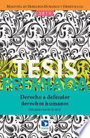 Derecho a defender derechos humanos