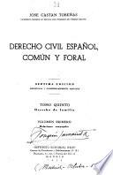 Derecho civil español, común y foral
