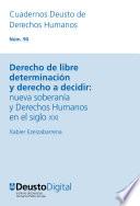 Derecho de libre determinación y derecho a decidir