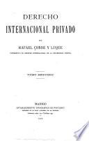 Derecho internacional privado