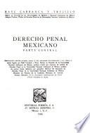 Derecho penal mexicano