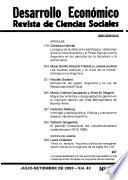 Desarrollo económico : revista de ciencias sociales